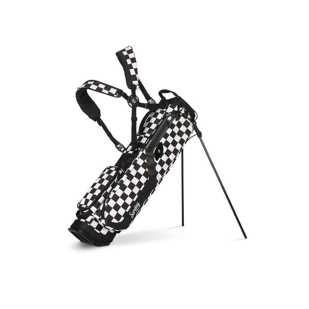 Sunday Golf - Golf Bag - Stand Bag - EL CAMINO - Black/White Checker