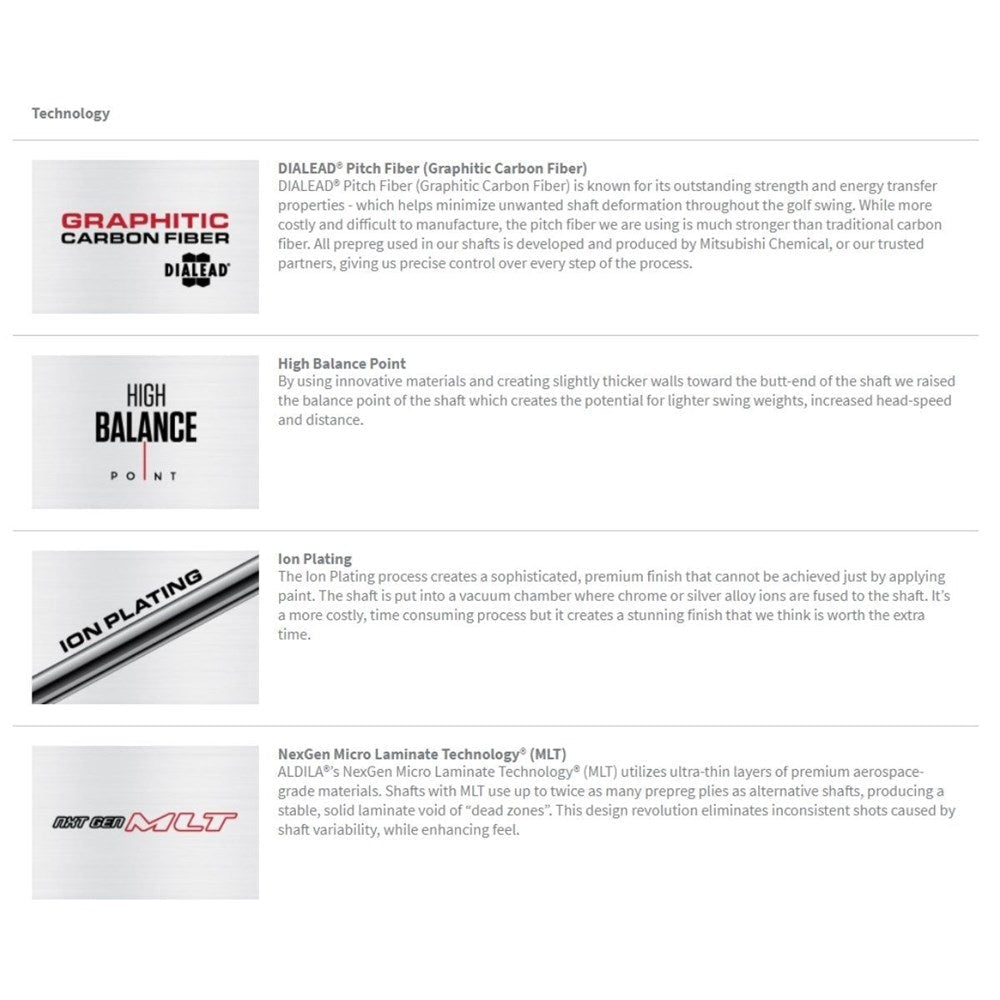 Aldila - Rogue 130 White M.S.I