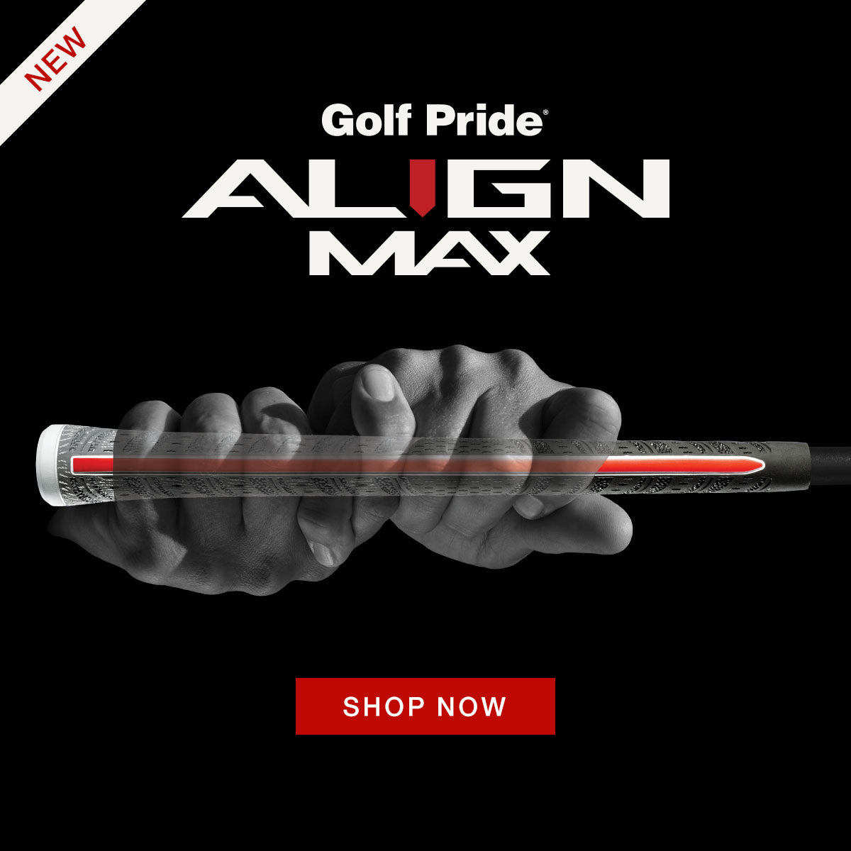 All New Golf Pride Align Max, available now banner