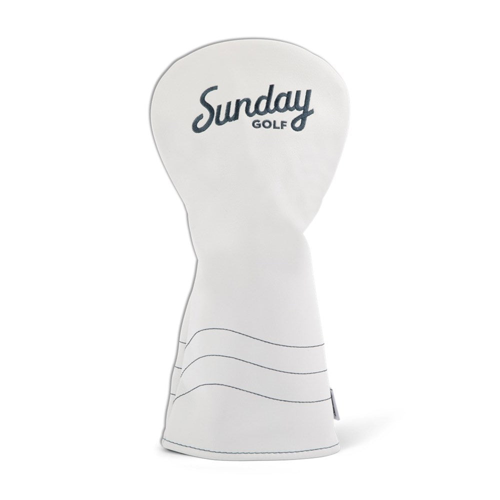 Sunday Golf - Driver Headcover - White/Navy