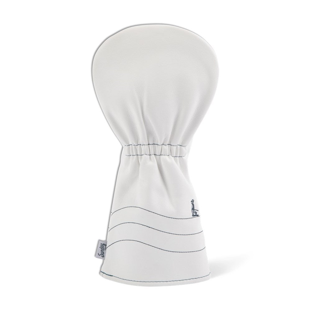 Sunday Golf - Driver Headcover - White/Navy