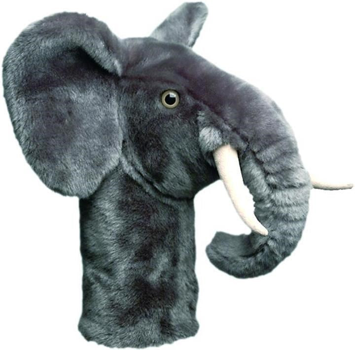 Golf club headcover designed to resemble an elephant