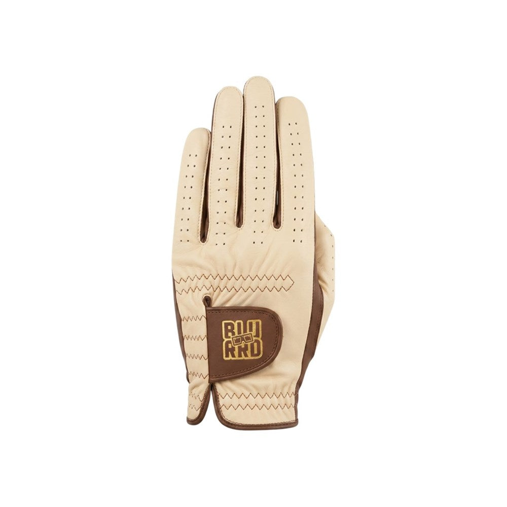BLURRD - Golf Glove - Heritage Collection (Mens) Cream/Cognac