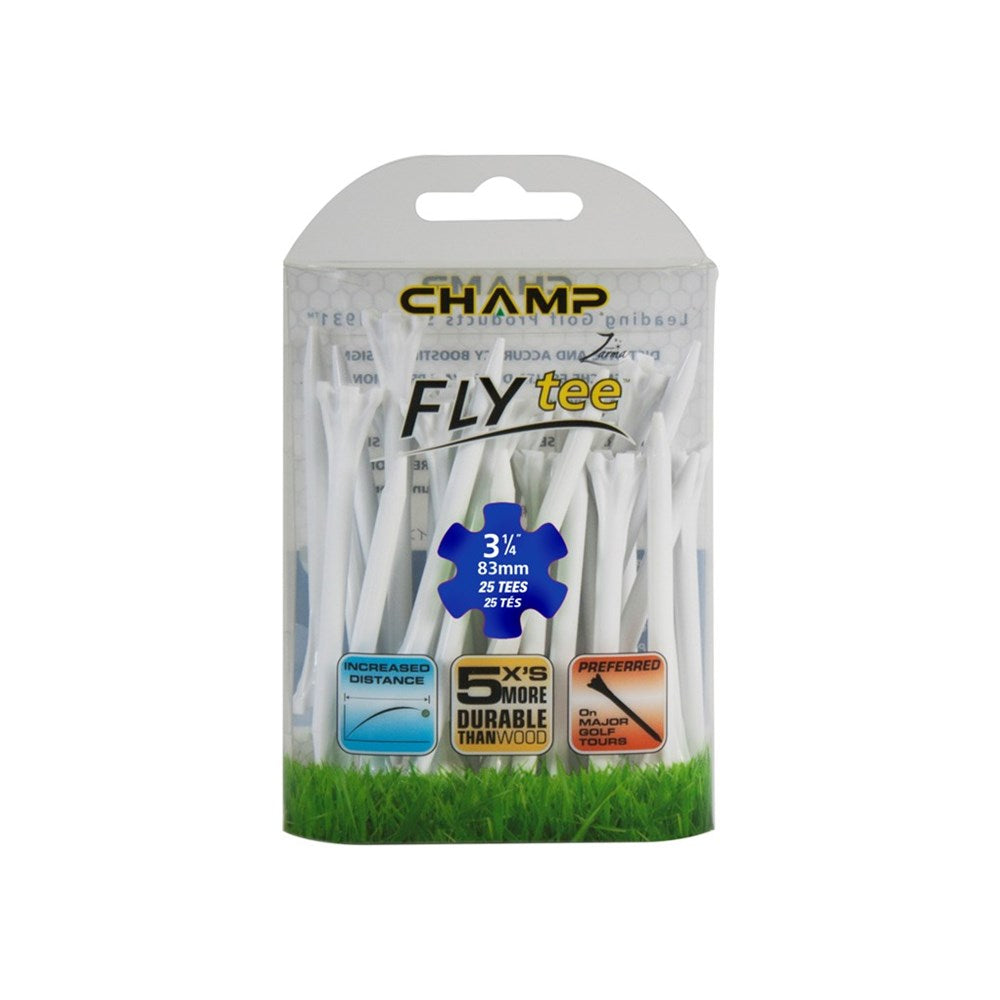 Champ - Zarma Plastic FlyTees Golf Tees 3.14 (25Pc)