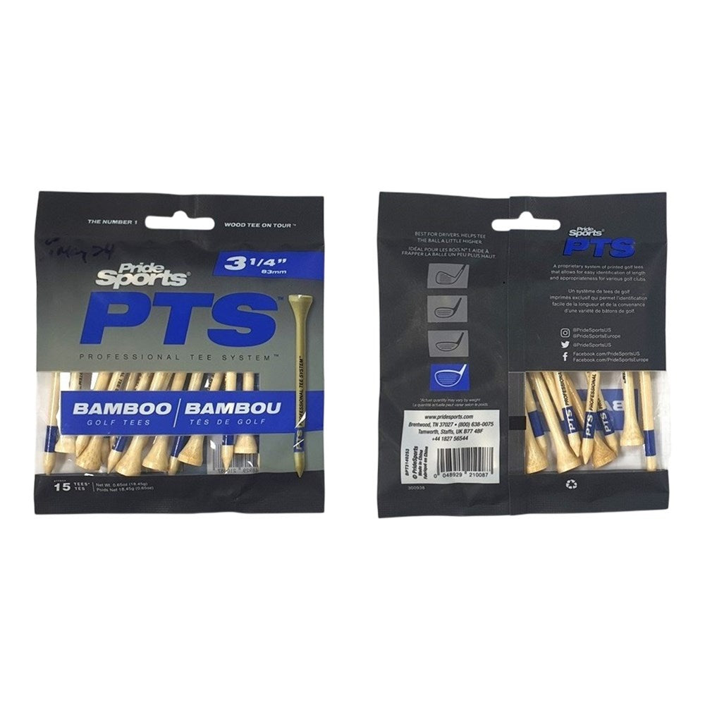 Pride Sports - Bamboo Tee - Pts Green Grass 3.14 (15Pc) - Blue