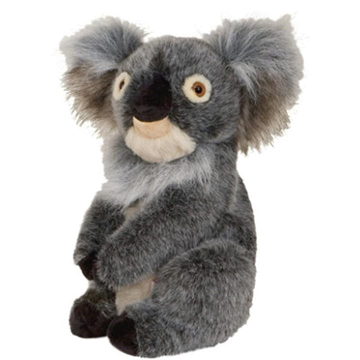 Golf club headcover designed as a koala bear