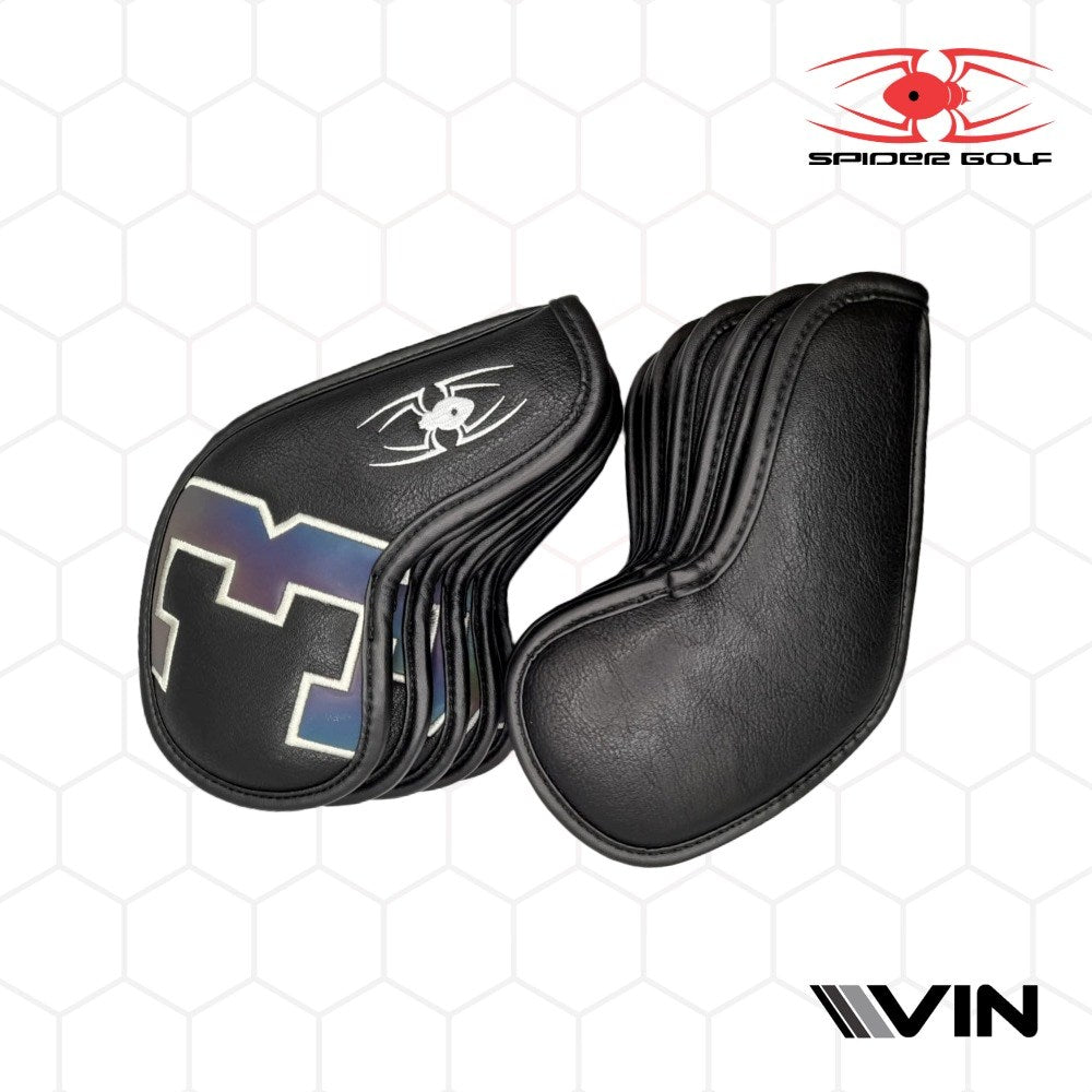 Spider - Headcover Iron - Faux Leather Long Neck