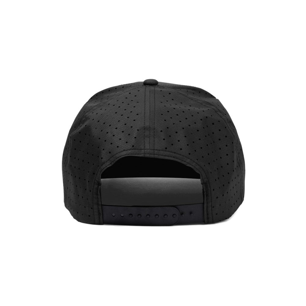 A black golf cap with the 'Sunday Golf' wordmark in white script on the front.