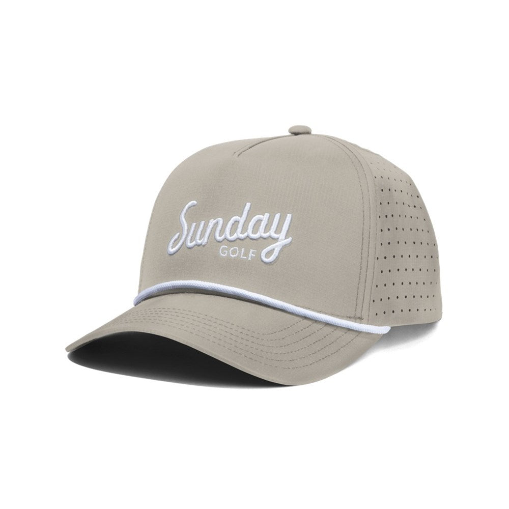 Sunday Golf - Golf Hats/Caps - Porter Lite Snapback (Wordmark) - Tan