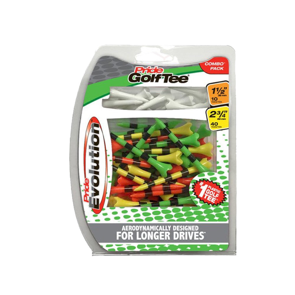 Pride Sports - Plastic Tee - Evolution Fruit Mix 2.34 (50Pc)