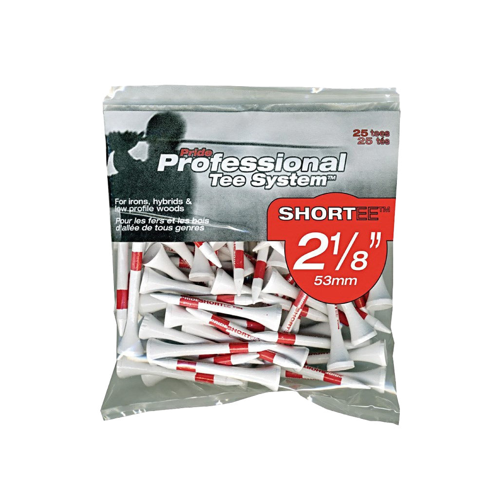 Pride Sports - Wooden Tee - Pts Green Grass 2.18 (25Pc) - White