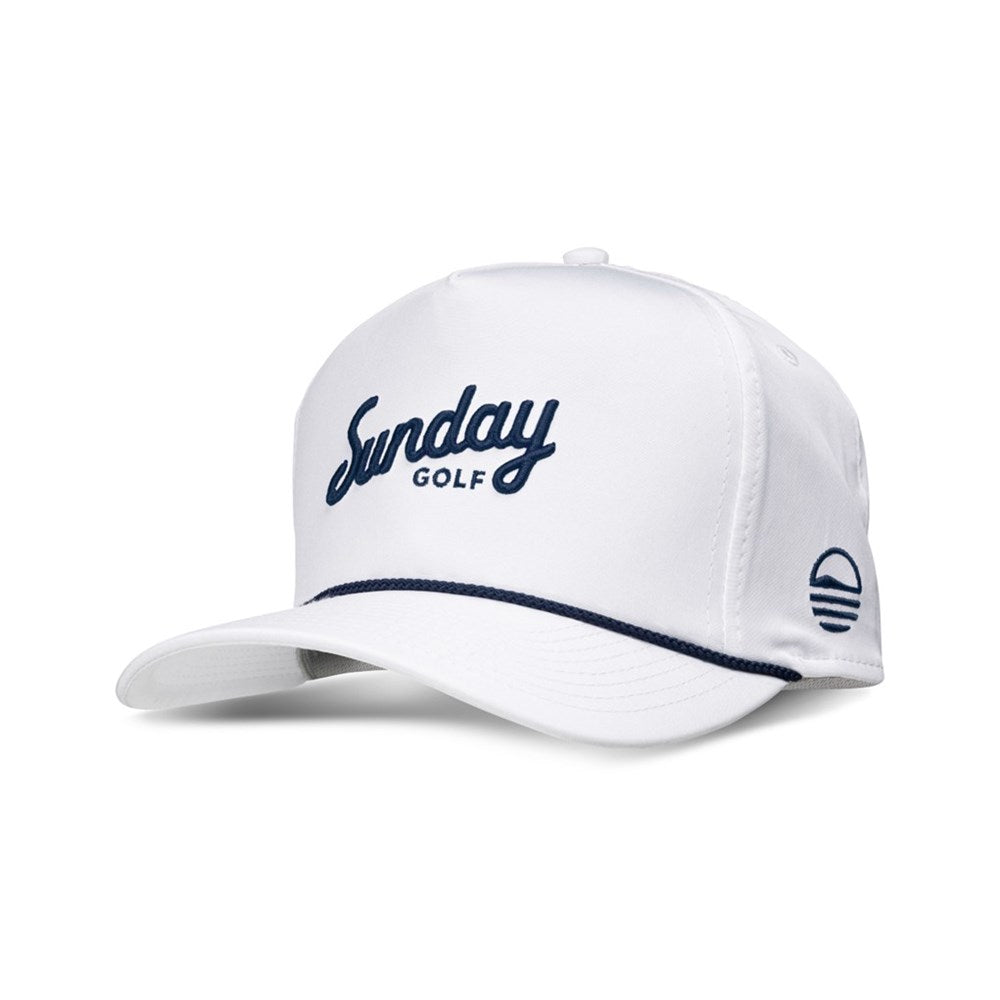 Sunday Golf - Golf Hats/Caps - Rope Hat - White/Navy