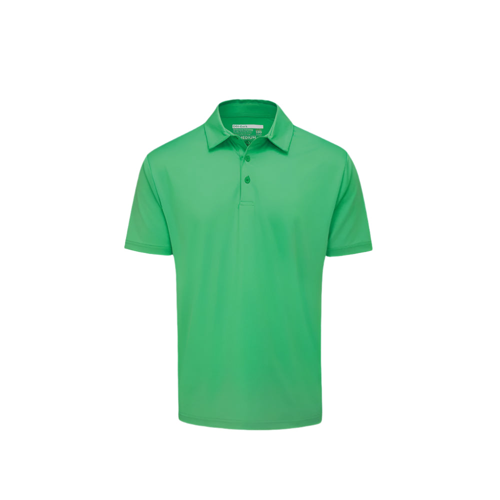 A green Stuburt Kestrel Bermuda Grass polo shirt with a collar, short sleeves, and a button placket.