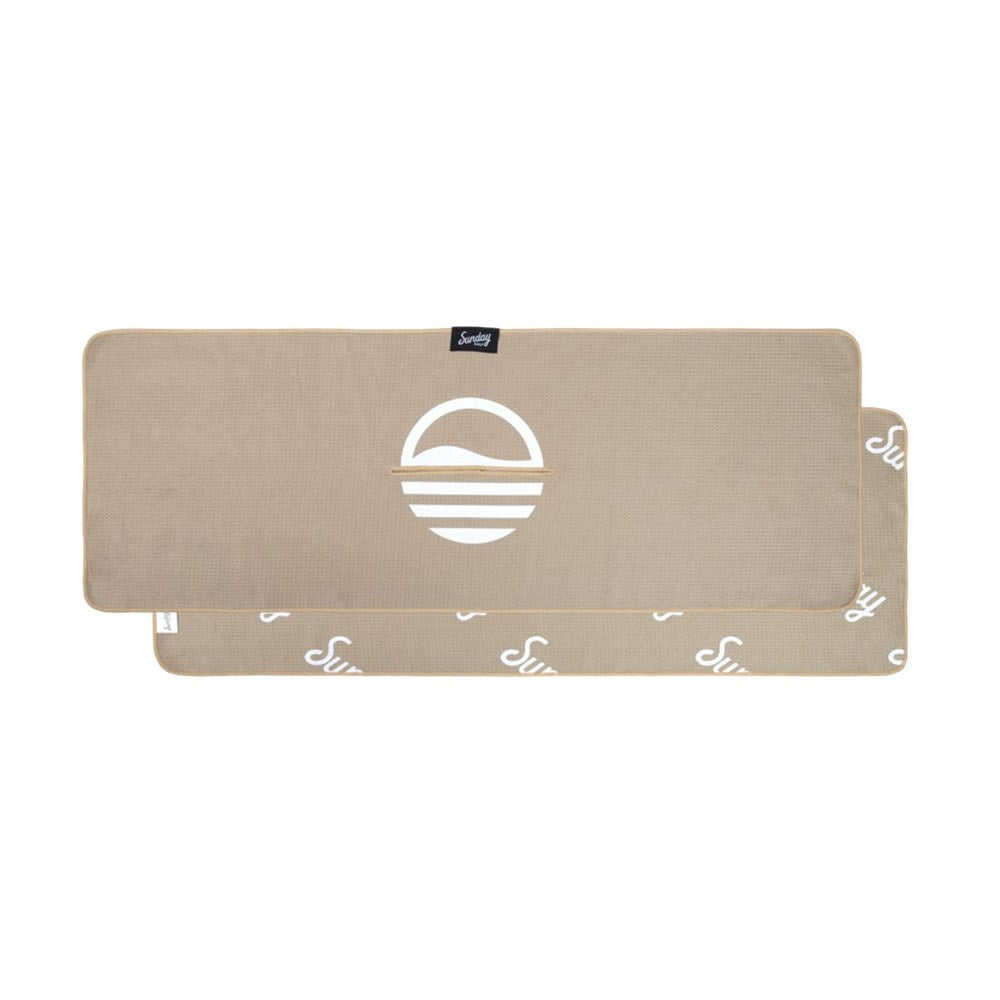 Sunday Golf - Golf Towel - Classic Collection - Toasted Almond