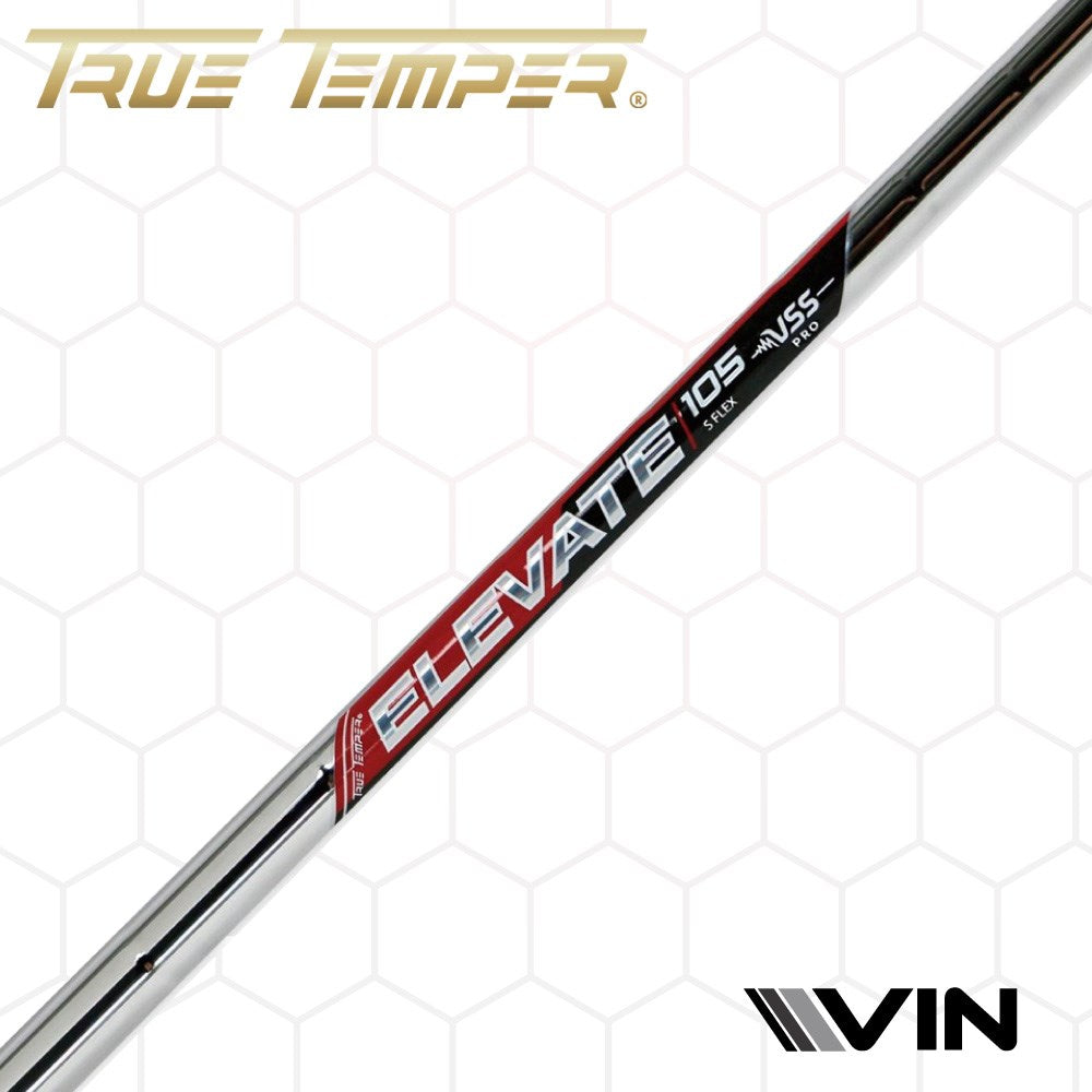 Temper elevate true temper True Temper Elevate 95 VSS R300 レギュラー フレックス スチール アイアンシャフト - 370 パラレルチップ R300 レギュラー