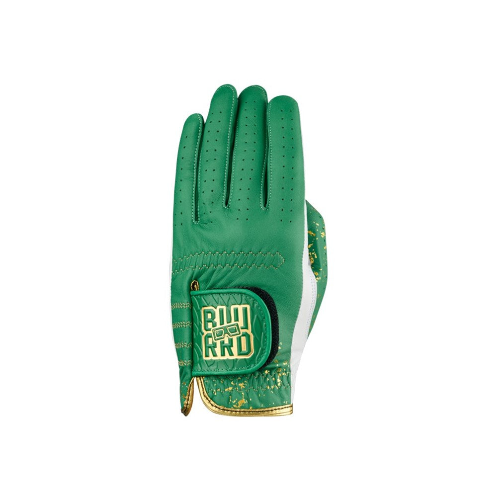 BLURRD - Golf Glove - 24K Collection (Mens) White Based/Green
