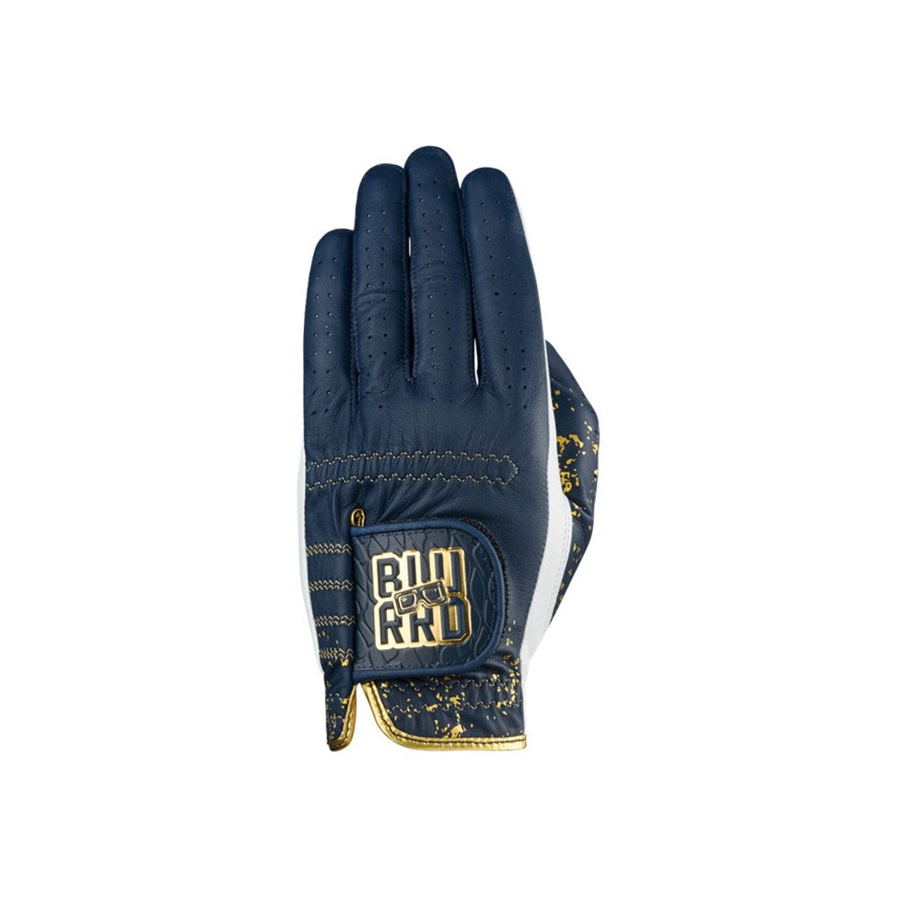 BLURRD - Golf Glove - 24K Collection (Mens) White Based/Navy