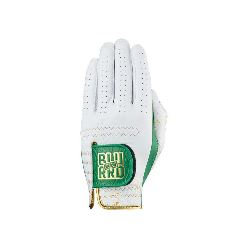 BLURRD - Golf Glove - 24K Collection (Mens) Green Based/White