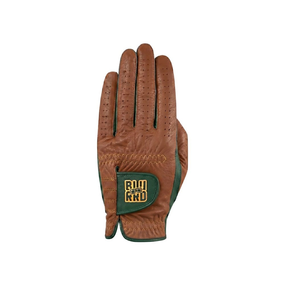 BLURRD - Golf Glove - Heritage Collection (Mens) Cognac/Green