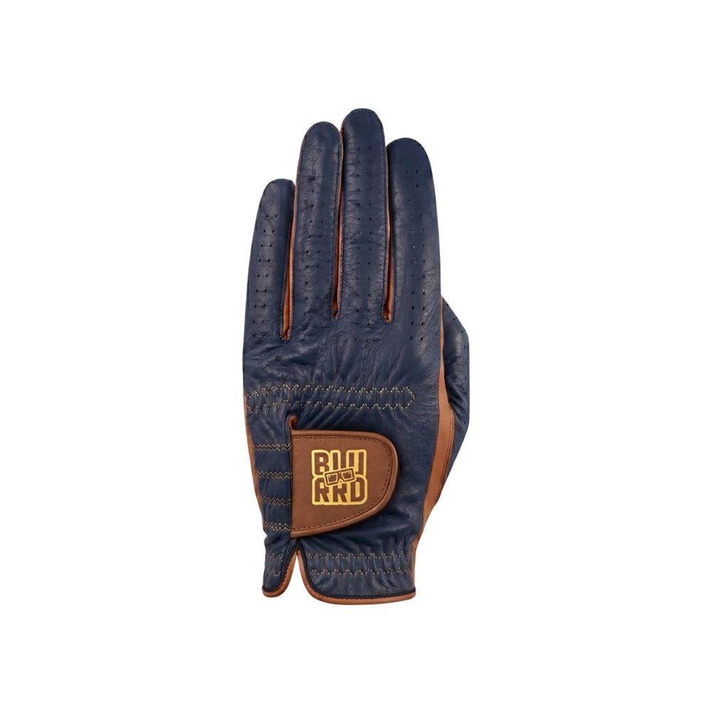 BLURRD - Golf Glove - Heritage Collection (Mens) Navy/Cognac
