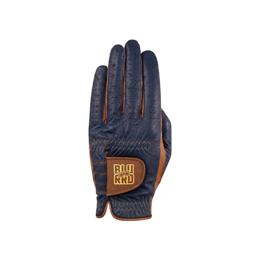BLURRD - Golf Glove - Heritage Collection (Mens) Navy/Cognac