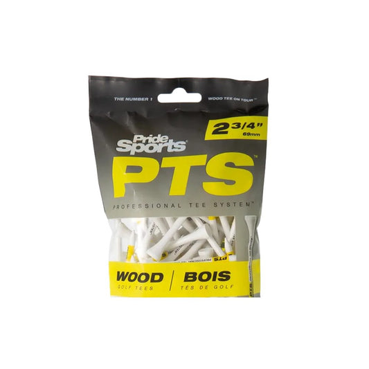 Pride Sports - Wooden Tee - Pts Green Grass 2.34 (20Pc) - White