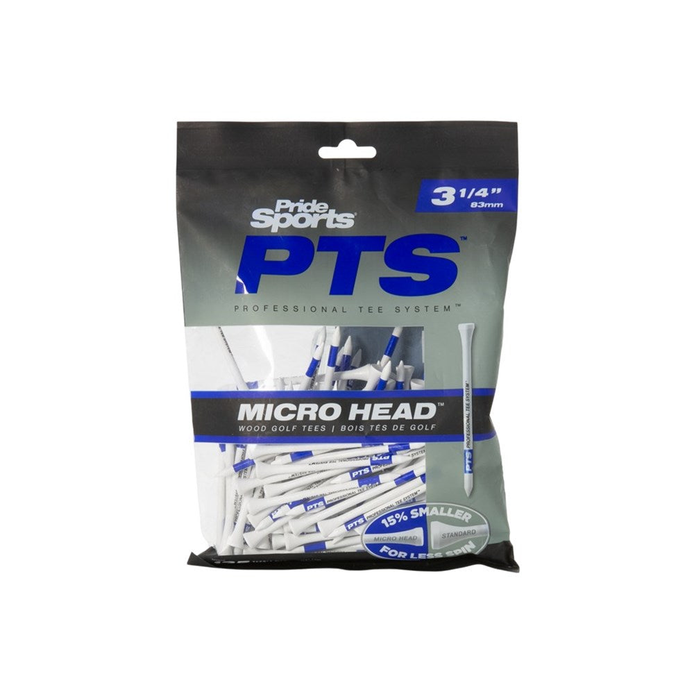 Pride Sports - Wooden Tee - PTS Micro Head 3.14 (135Pc)