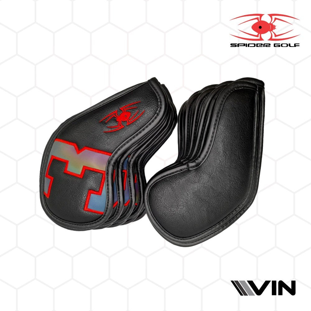 Spider - Headcover Iron - Faux Leather Long Neck