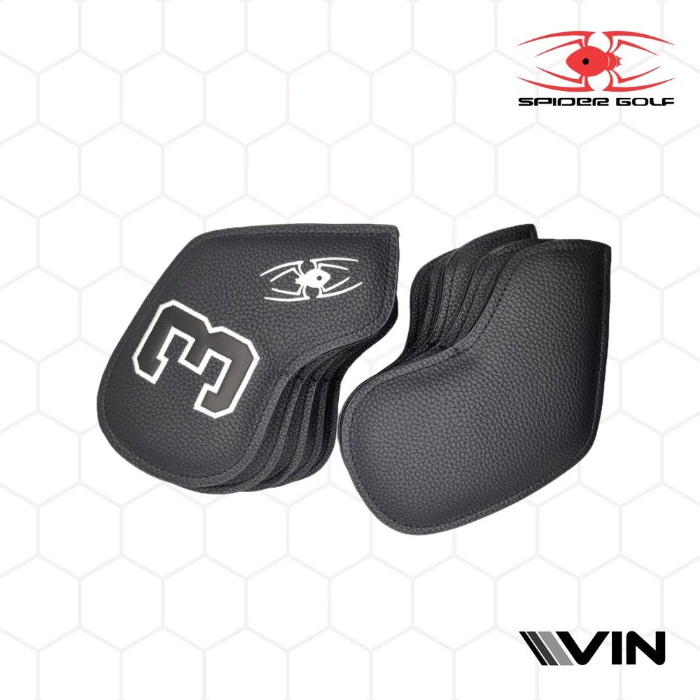 Spider - Headcover Iron - Faux Leather Short Neck