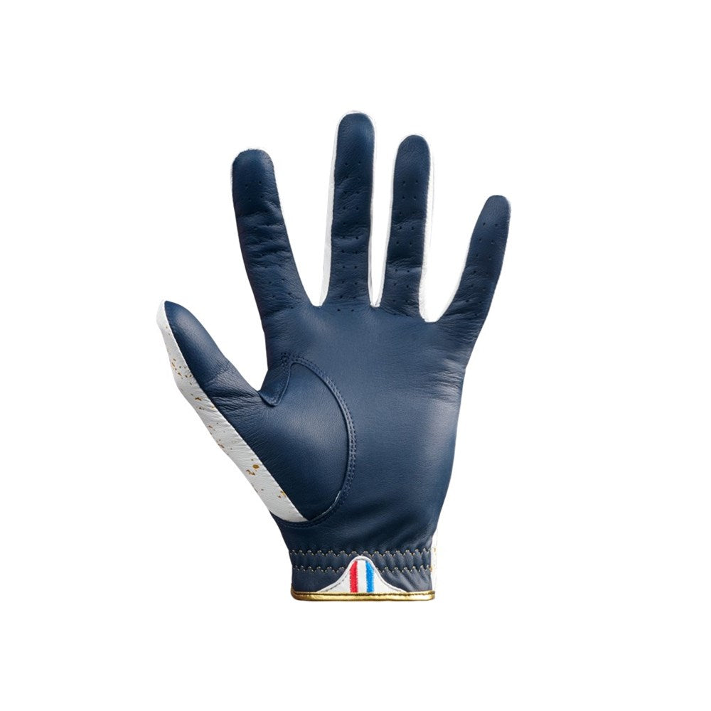 BLURRD - Golf Glove - 24K Collection (Mens) Navy Based/White