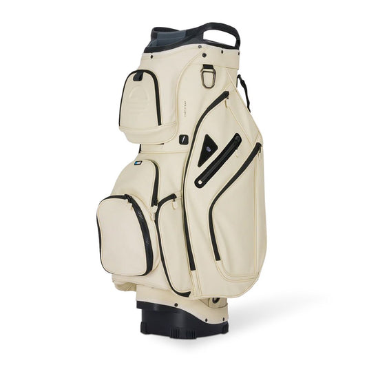 Sunday Golf - Golf Bag - Cart Bag - BIG RIG S-Class Vegan Leather - Cream