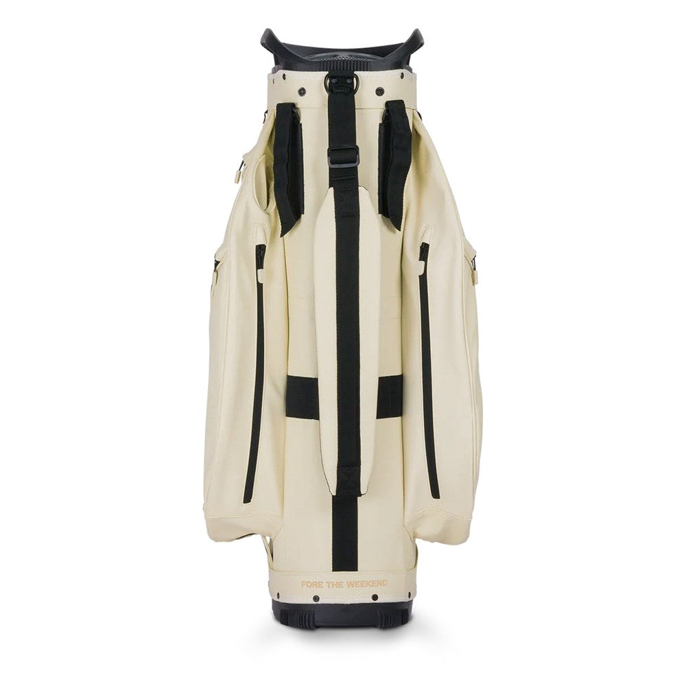 Sunday Golf - Golf Bag - Cart Bag - BIG RIG S-Class Vegan Leather - Cream