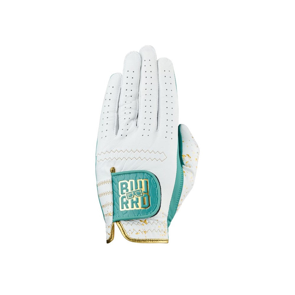BLURRD - Golf Glove - 24K Collection (Mens) Seafoam Based/White