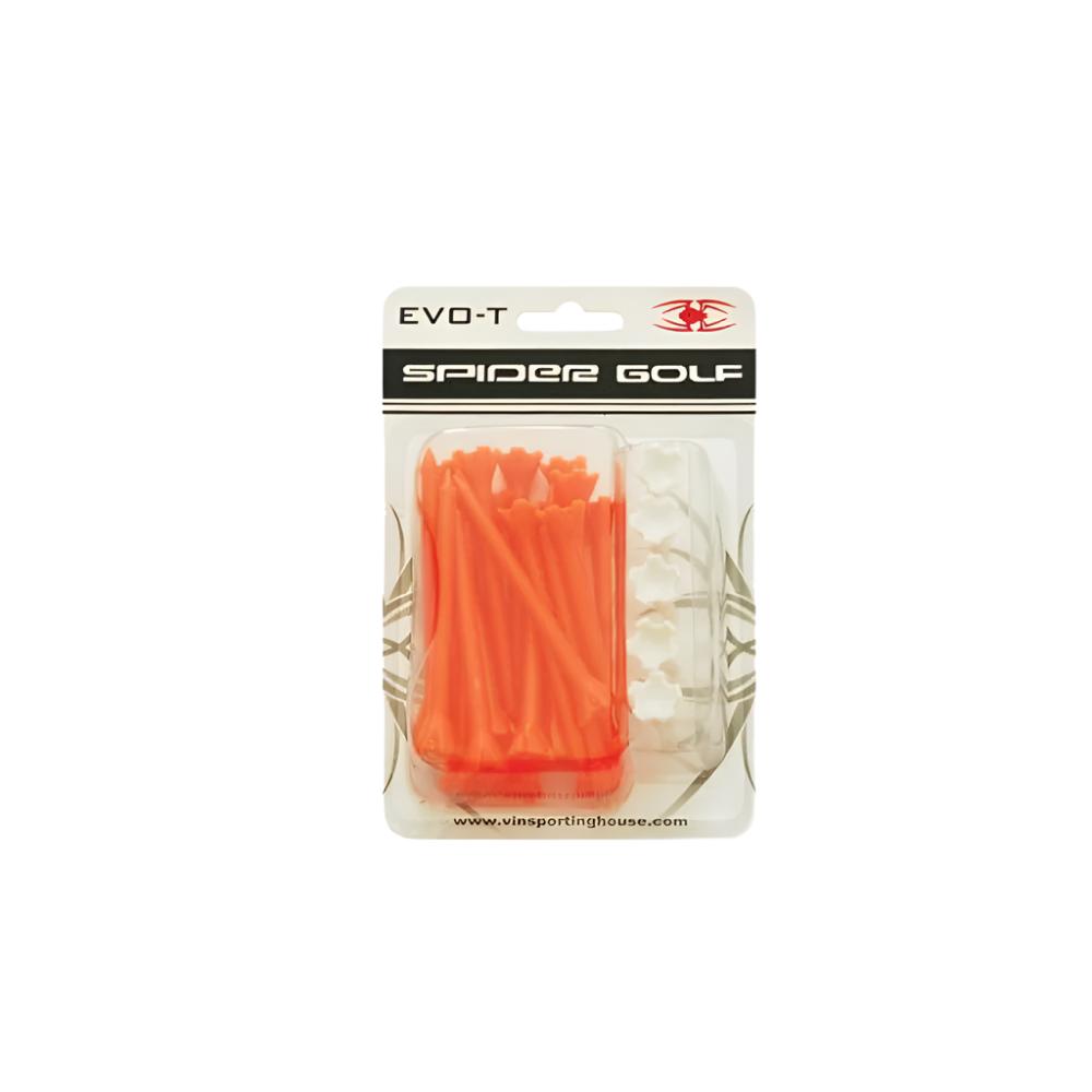 Spider - Tees - Plastic Evo-T Retail Pack (25Pc)