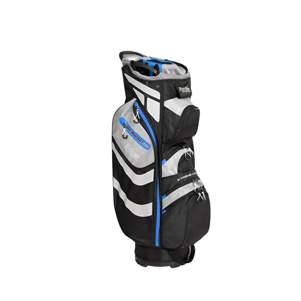 Womens Golf Bag Tour Edge Hot Launch Xtreme Cart Bag-Black-Red