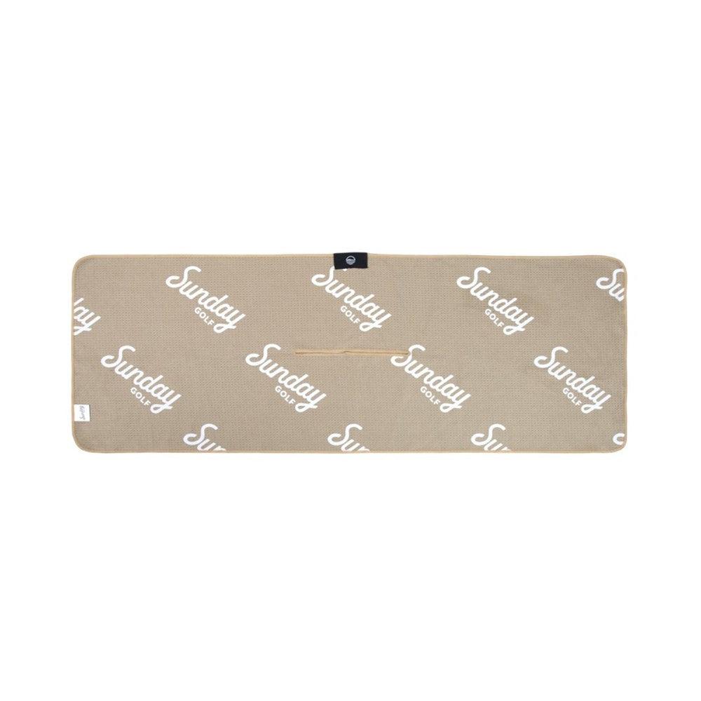 Sunday Golf - Golf Towel - Classic Collection - Toasted Almond