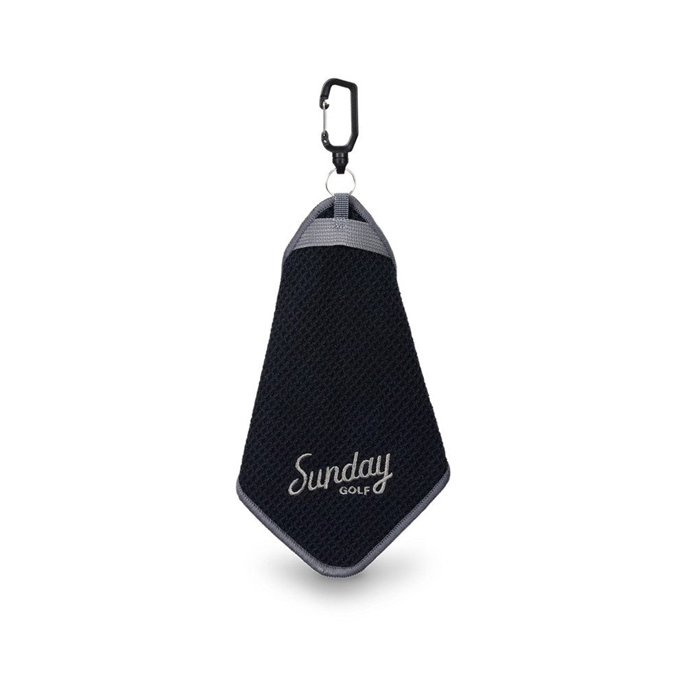 Sunday Golf - Golf Towel - Loma Magnetic - Black