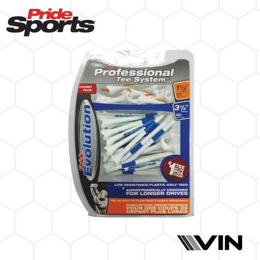 Pride Sports - Plastic Tee - Pts Evo Combo 3.14/1.12(50Pc)