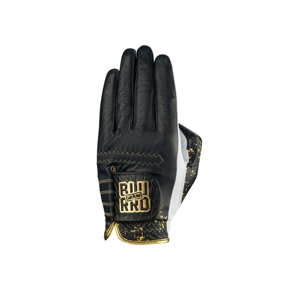 BLURRD - Golf Glove - 24K Collection (Mens) White Based/Black