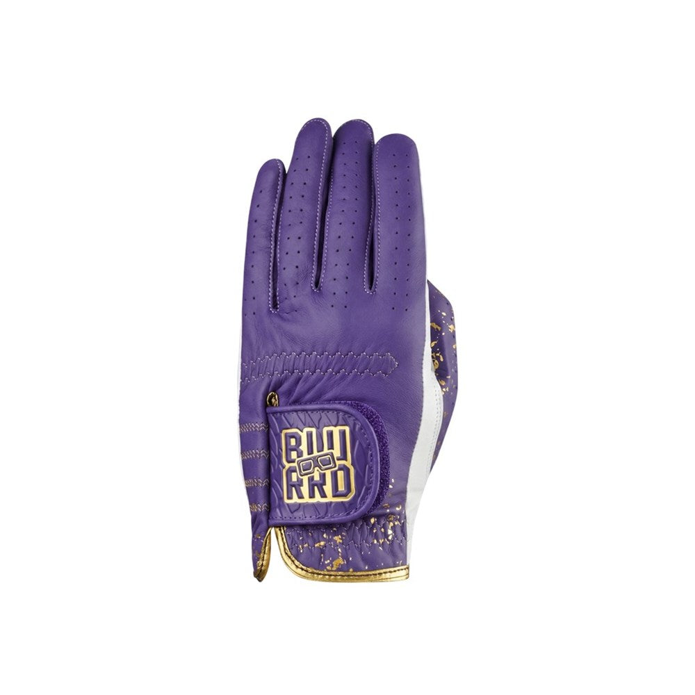 BLURRD - Golf Glove - 24K Collection (Mens) White Based/Purple