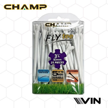 Champ - Zarma Plastic Flytee 3.14 (25Pc) - White