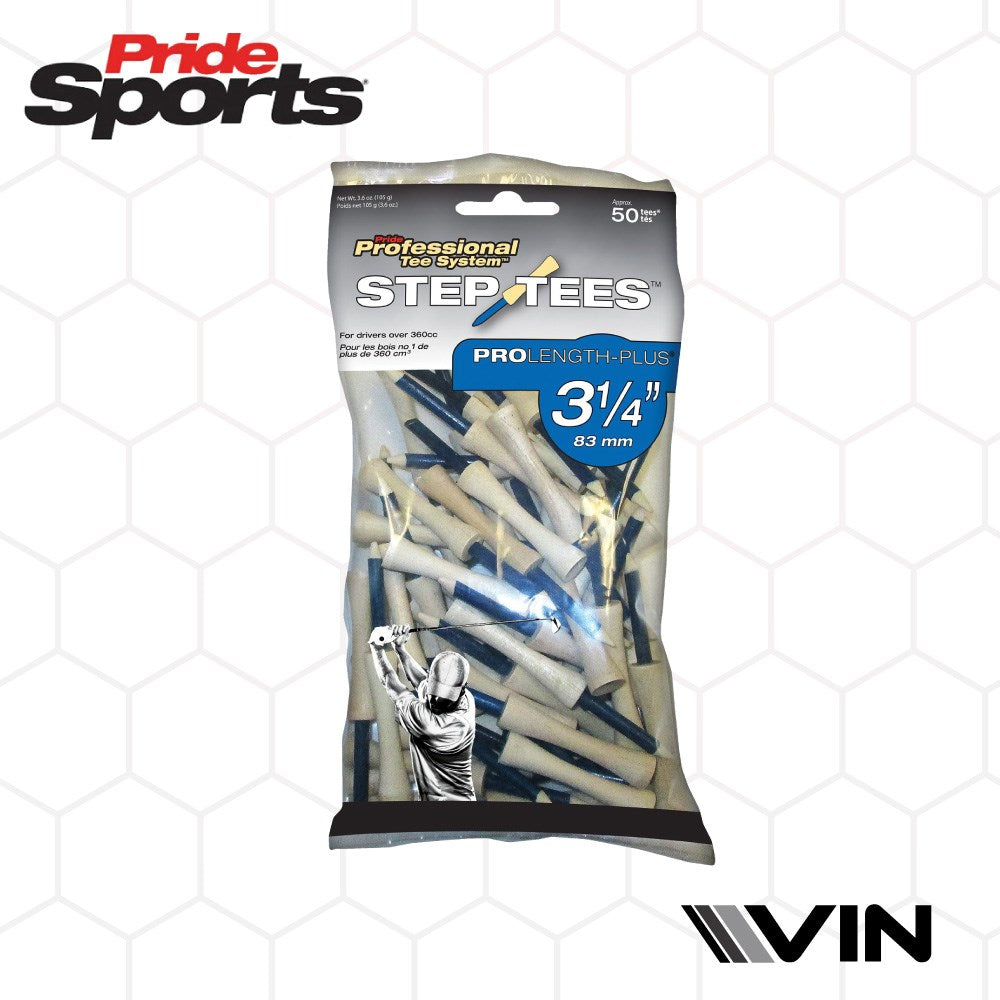 Pride Sports - Wooden Tee - PTS Step Tee 3.14 (50Pc)