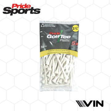Pride Sports - Plastic Tee - Plastic Golf Tee 2.34 (50Pc)