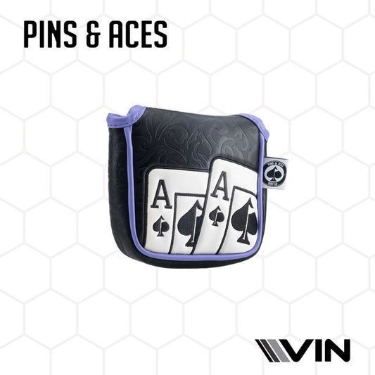 Pins & Aces - Putter Mallet Headcover